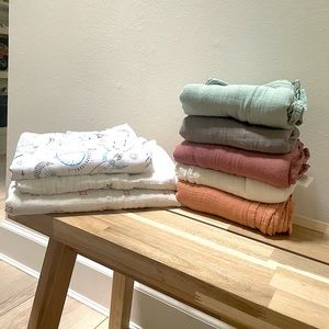 Soft Muslin Swaddle Blankets